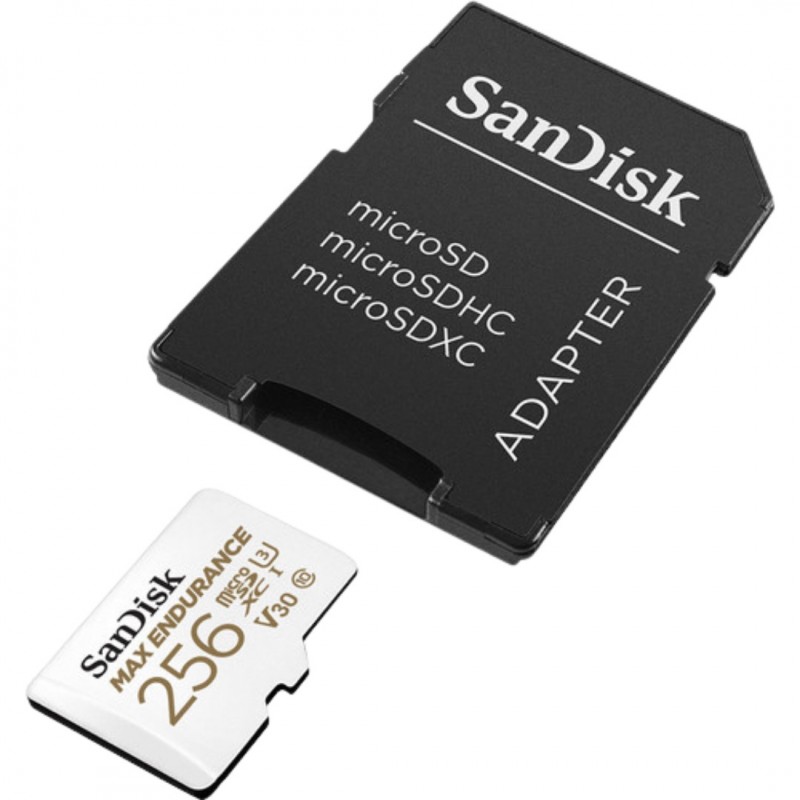 Sandisk 256GB Max Endurance UHSI Micro SDXC Memory Card with SD Adapter